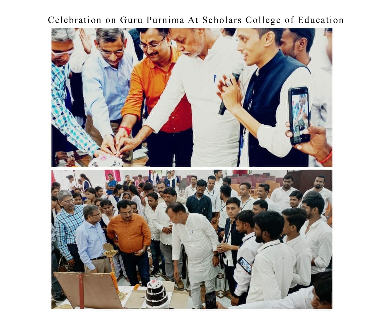 Guru purnima celebration in scholars college of education